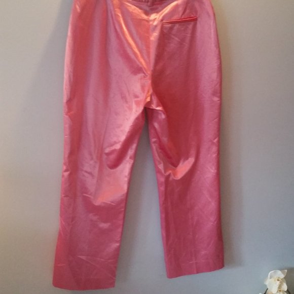 Gap cropped stretch pink pants - Picture 4 of 6